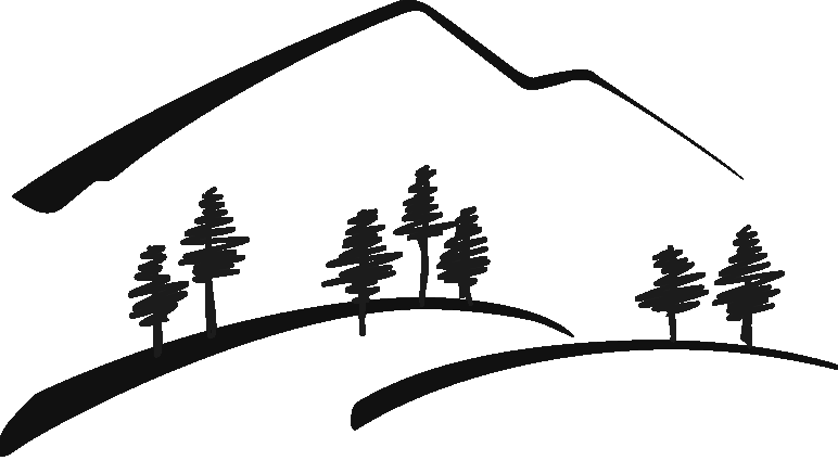 Alaska Mountain Clipart.