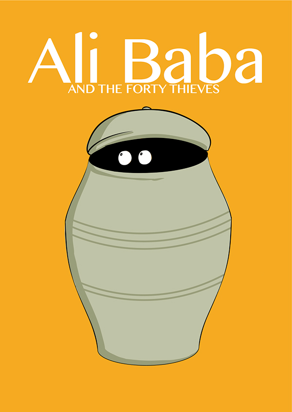 Ali Baba and the Forty Thieves on Behance.