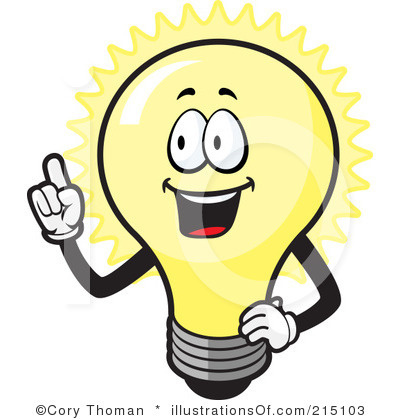 Free Clipart Of A Light Bulb.