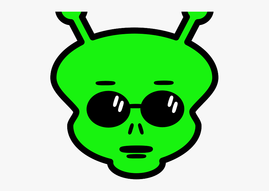 Clip Art Alien Face, Cliparts & Cartoons.