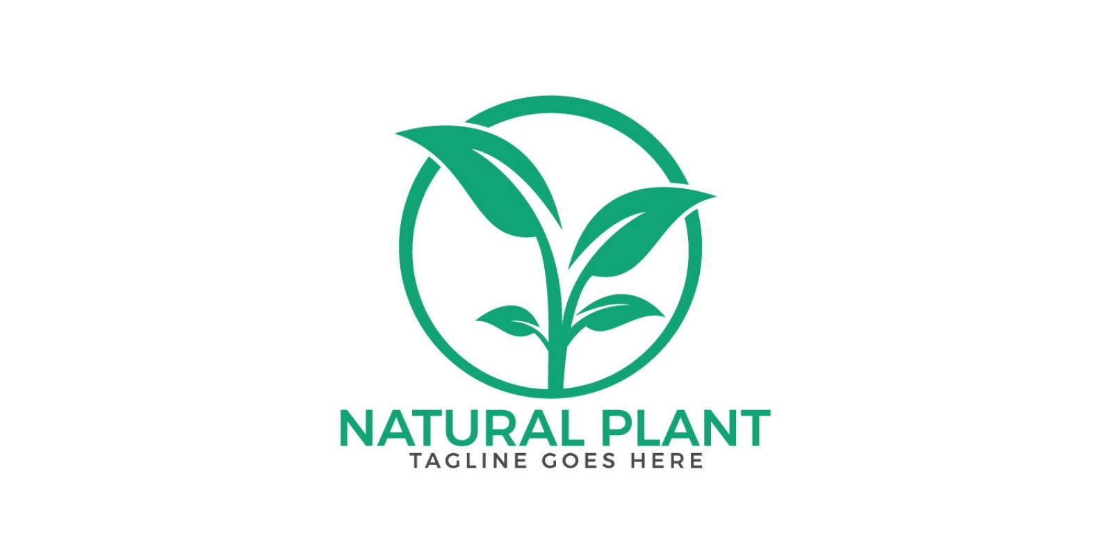 Natural Plant Logo Design.