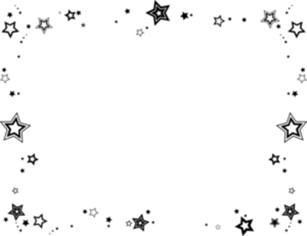 Free Star Border Clip Art.