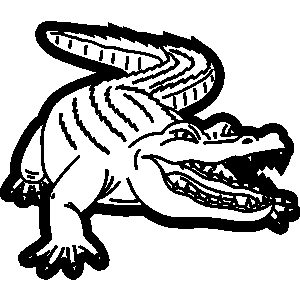 Alligator Clipart Allie.