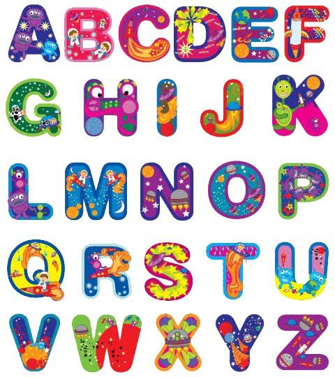 Free Printable Funny Alphabet Letters.