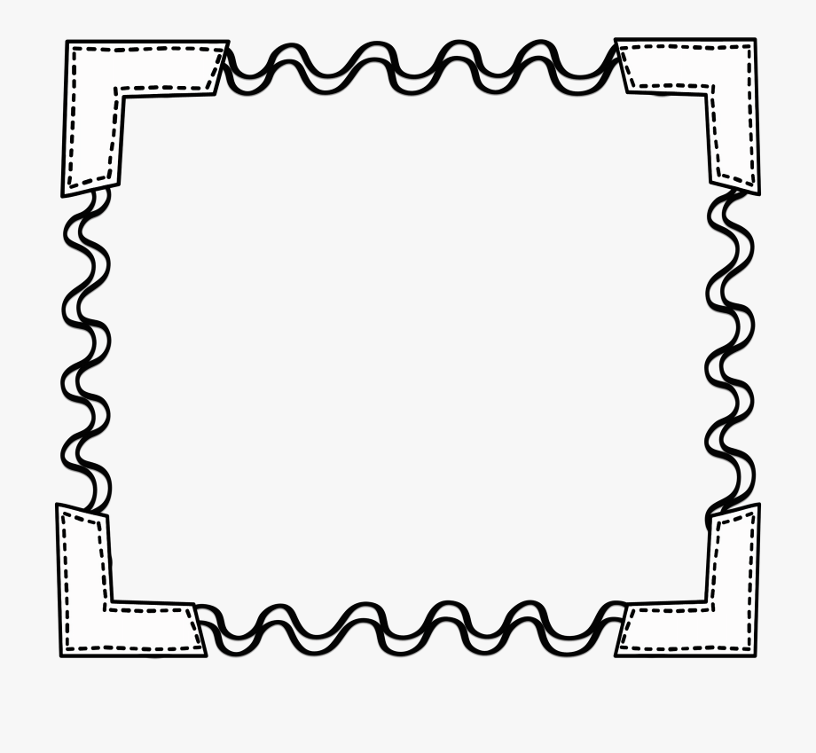 Simple Apple Border Clipart Black And White 12 Clip.