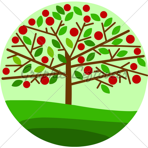 Green Apple Tree Clipart.