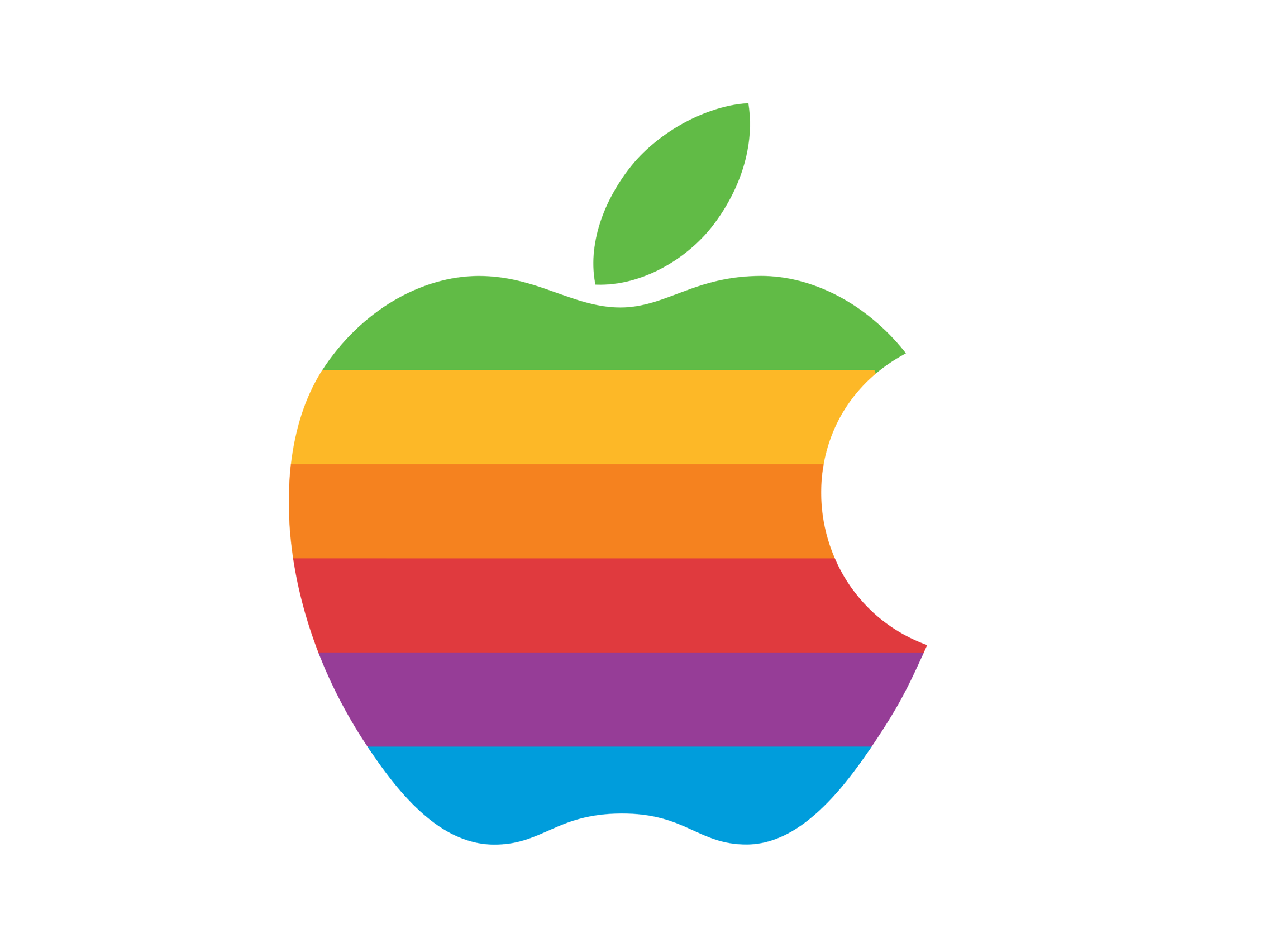 Apple logo.