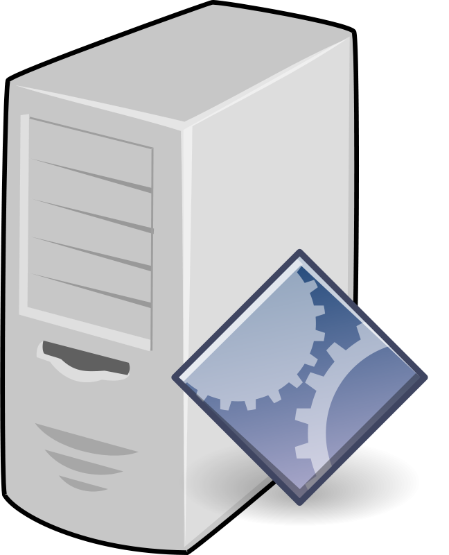 Free Clipart: Application Server.