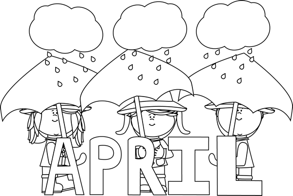 Showering clipart april month, Showering april month.