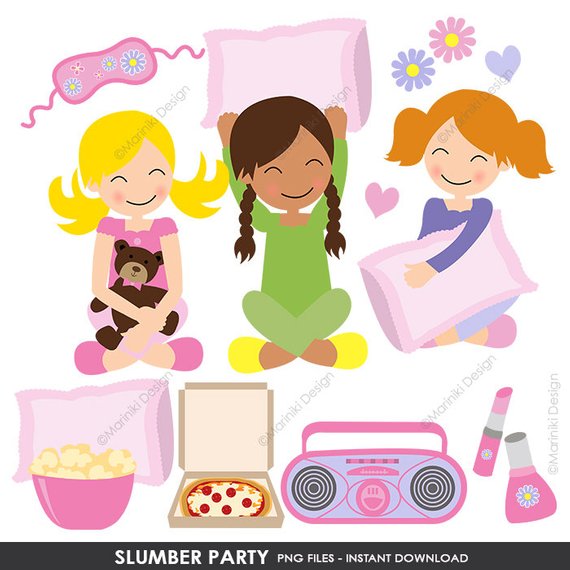 Adult slumber party clipart clipart images gallery for free.