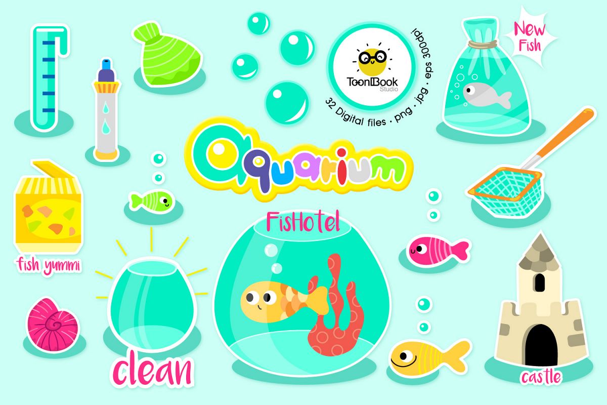 Fish Tank Clipart.