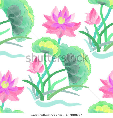 Purple Water Lily Stock Vectors, Images & Vector Art.