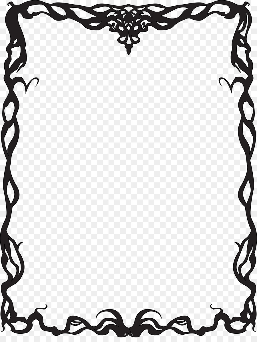 Art Nouveau Border Png & Free Art Nouveau Border.png.