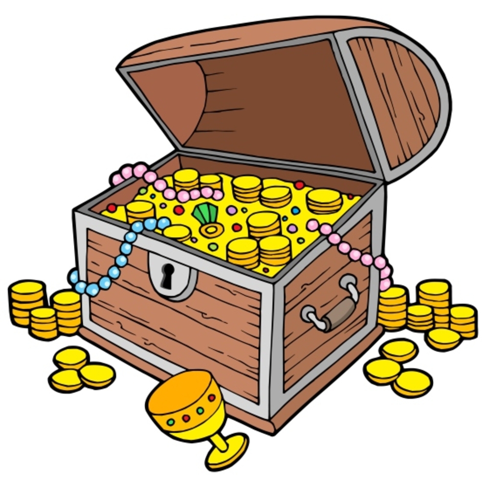 Clip art treasure chest clipart image 3.