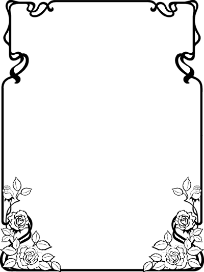 Black And White Png Borders Of Art Pallette & Free Black And.