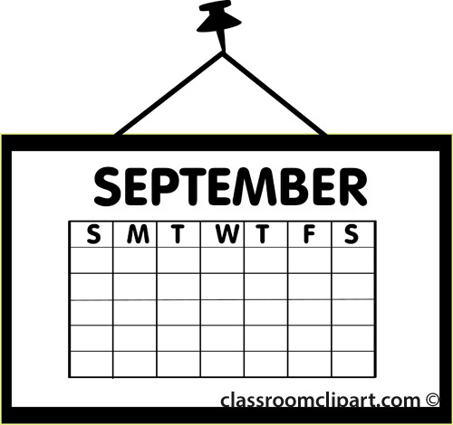 September calendar clipart west arundel creative arts.