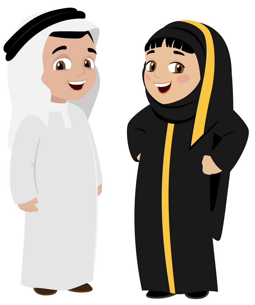 Muslim Man Clipart.