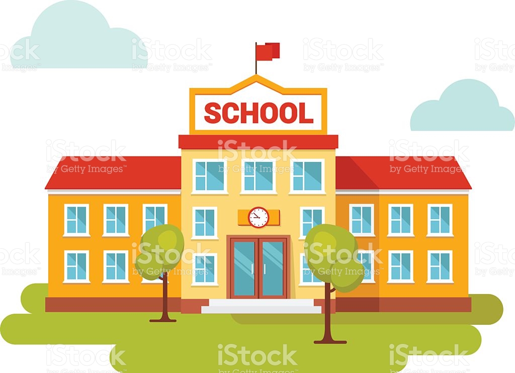 1531 School Building free clipart.