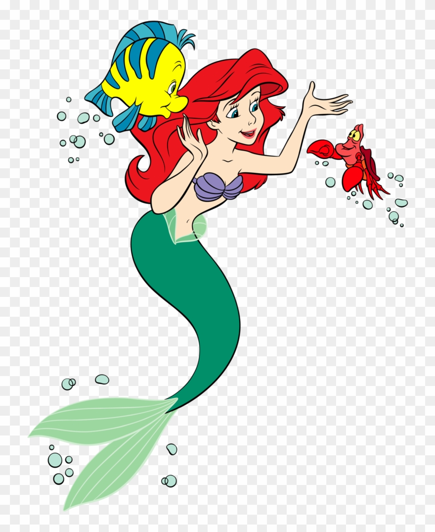 Clip Royalty Free Little Mermaid Group Clipart.