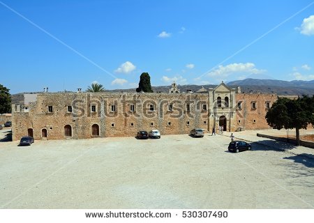 Monastery Of Arkadi Stock Photos, Royalty.