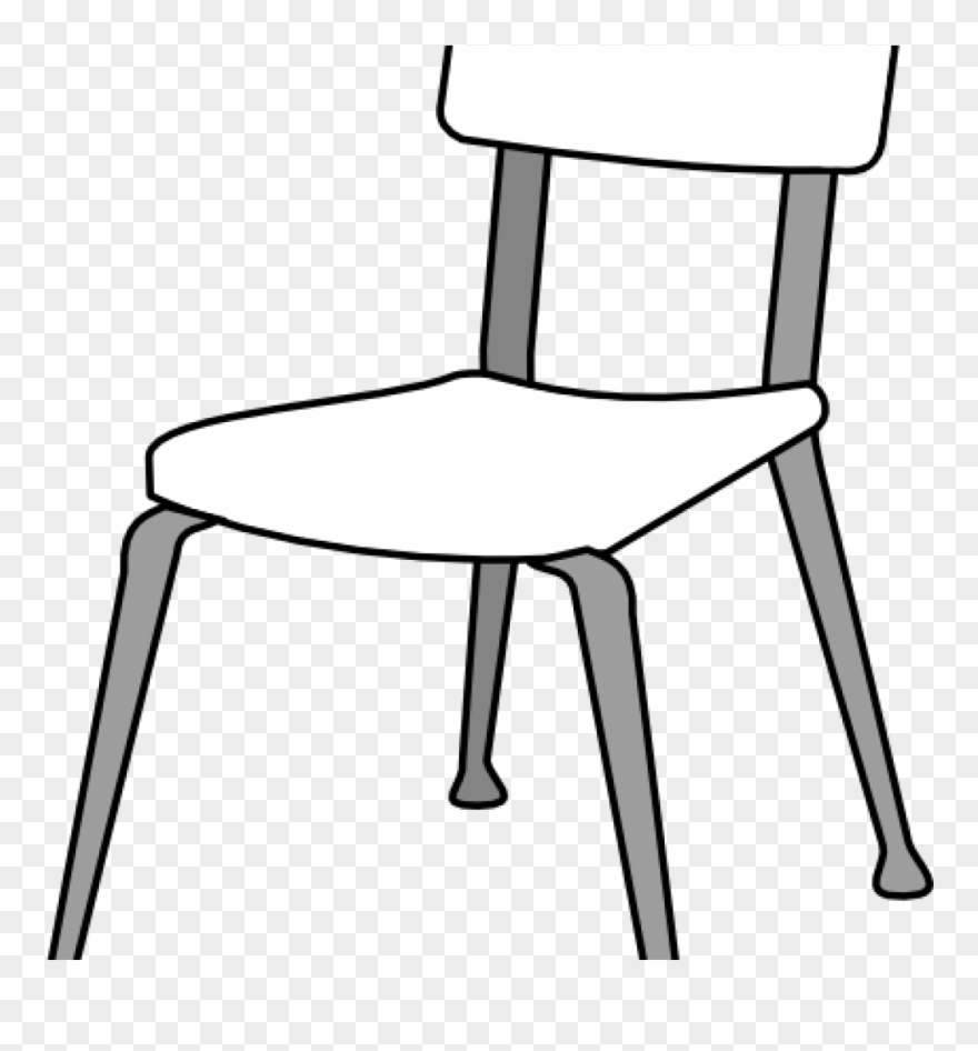 School Chair Clipart White Classroom Chair Clip Art.