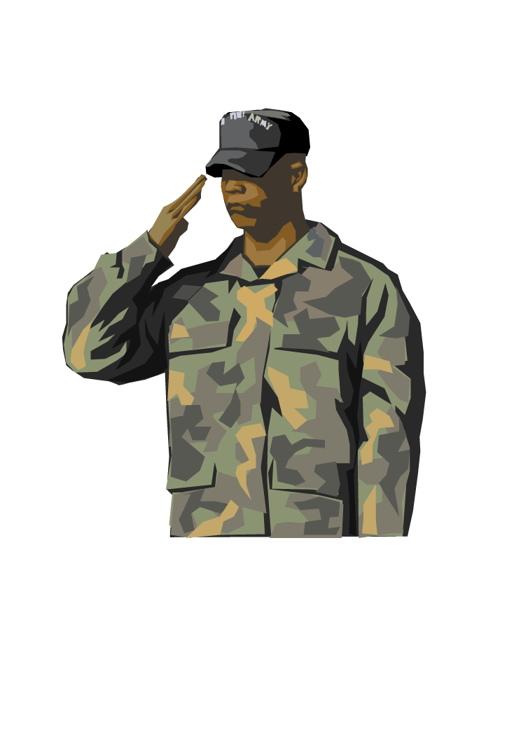 Soldier Salute Army Military Clip art.