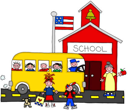 Preschool arrival clipart.