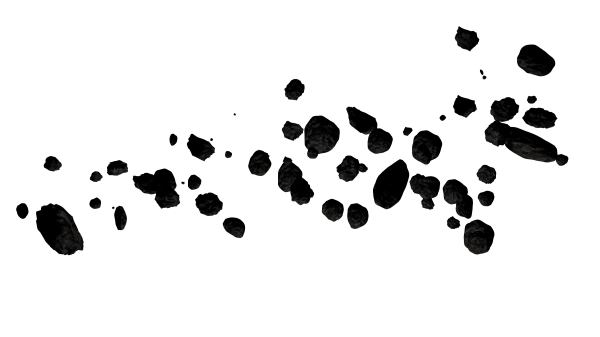 Asteroid Belt Clipart.