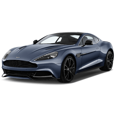 Black Aston Martin transparent PNG.