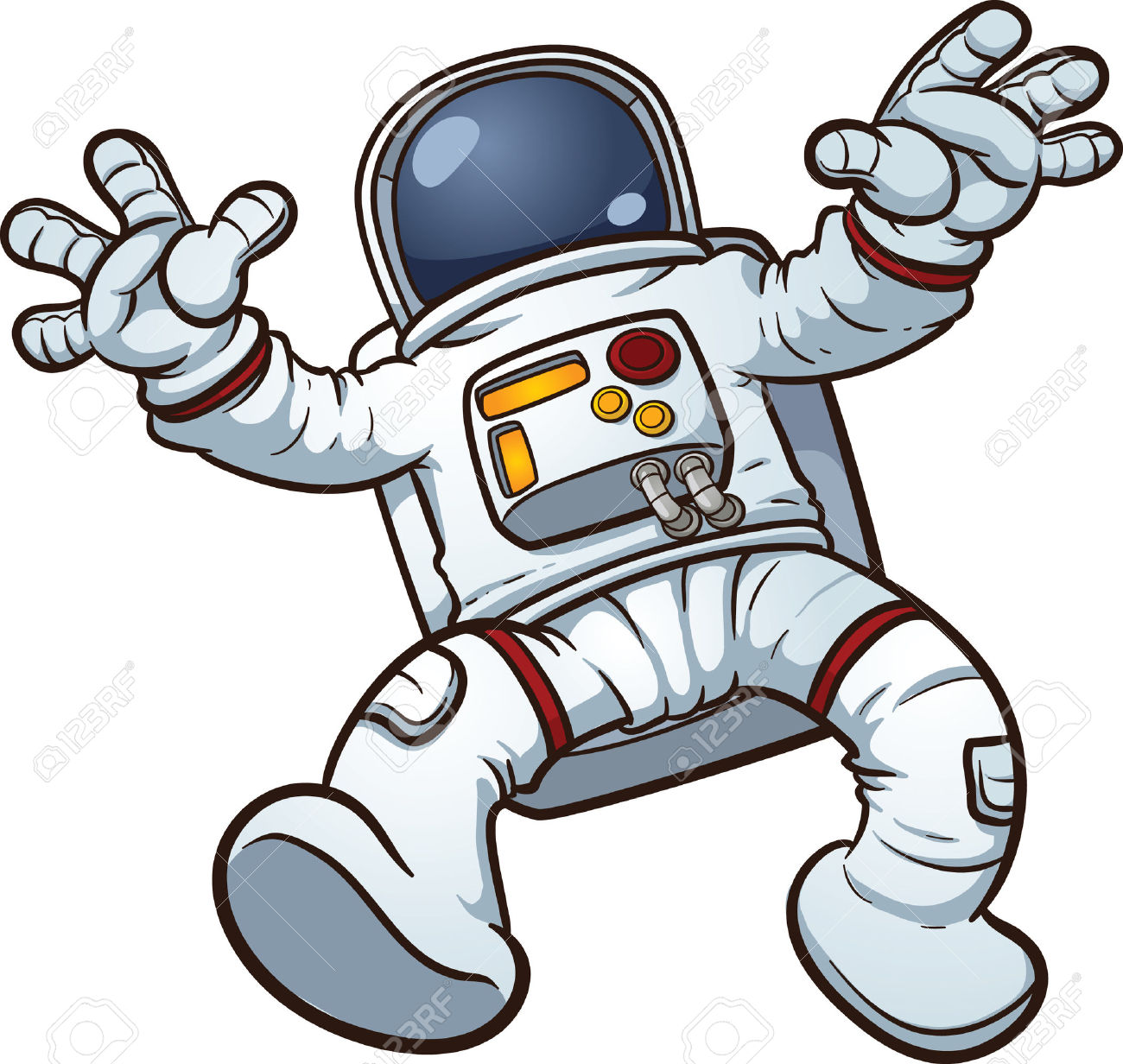 Astronaut suit clipart.