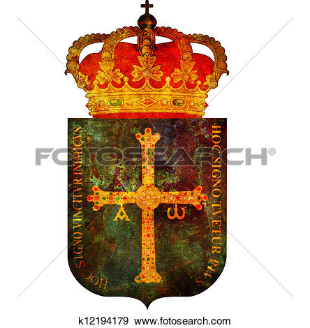 Stock Illustration of symbol of asturias k12194179.