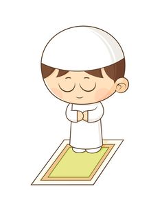 Islamic prayer clipart.