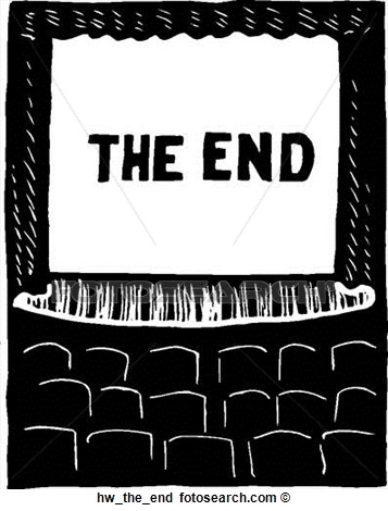 The end clip art.