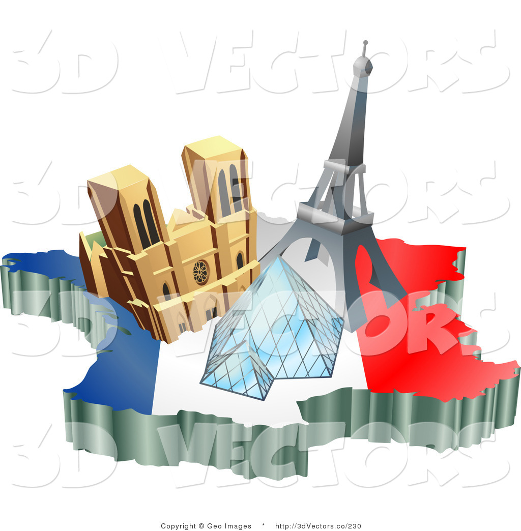 Tourist sight attraction arrow clipart.