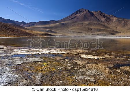 Stock Photography of Laguna Miscanti.