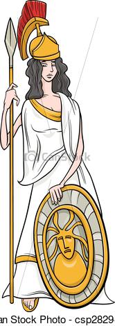 Clipart gif images of greek goddess athena.