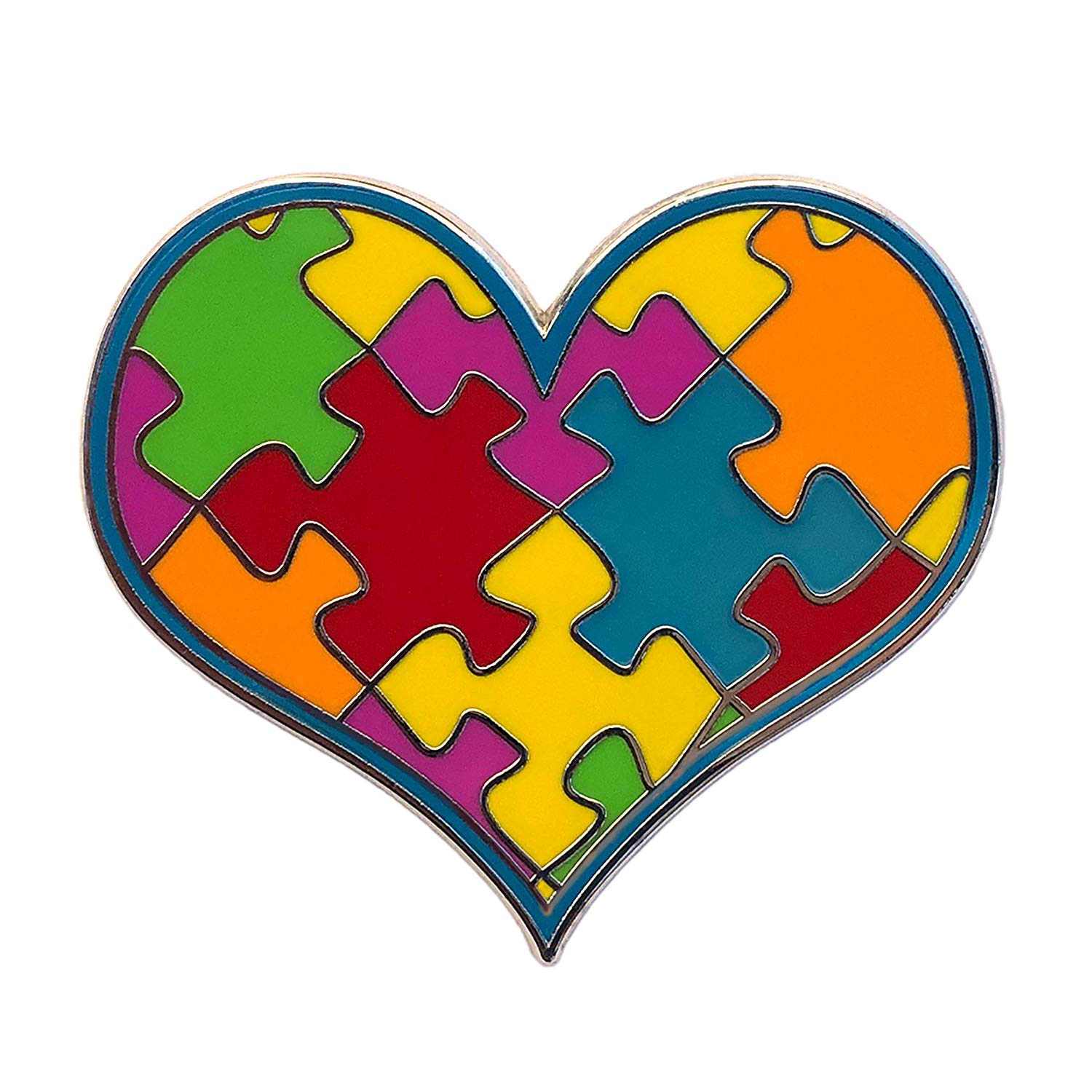 ILMS Autism Awareness Pin. 1.