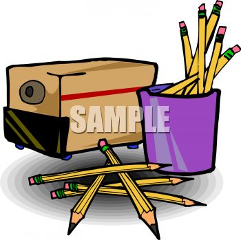 Electric Pencil Sharpener Clipart.