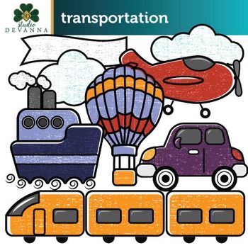 Free Transportation Clip Art.