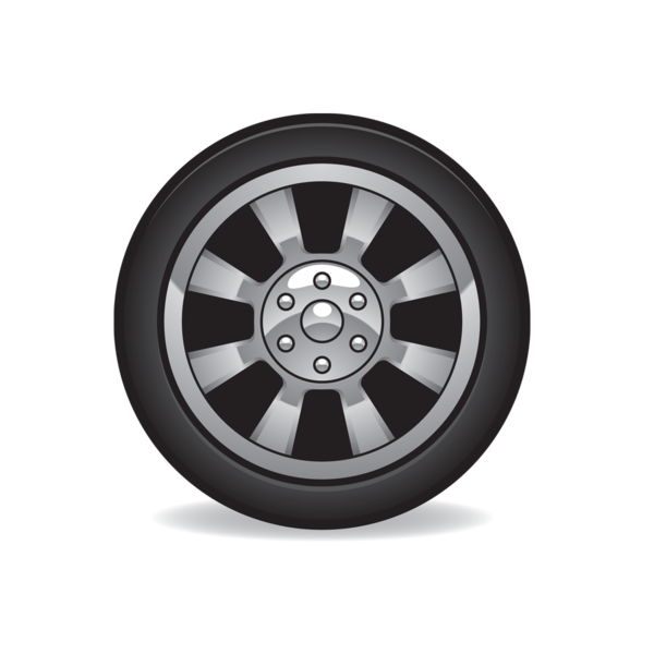 Car tires clipart.