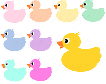 Rubber duck clipart.