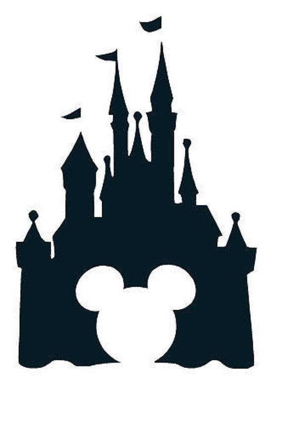 Disney Castle Decal, Iron On, Mickey Mouse, YETI, RTIC.