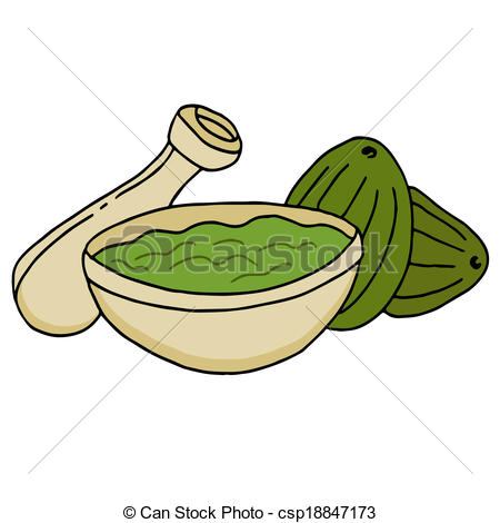 Guacamole Clipart.