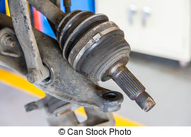 Stock Photos of Axle shaft car.