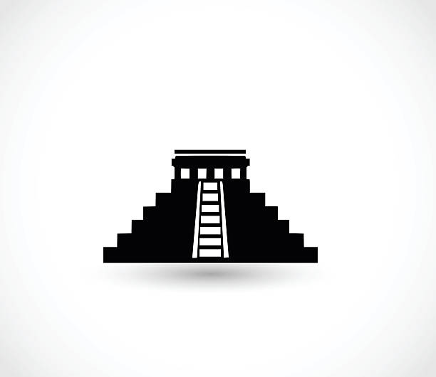 Best Mayan Pyramids Illustrations, Royalty.