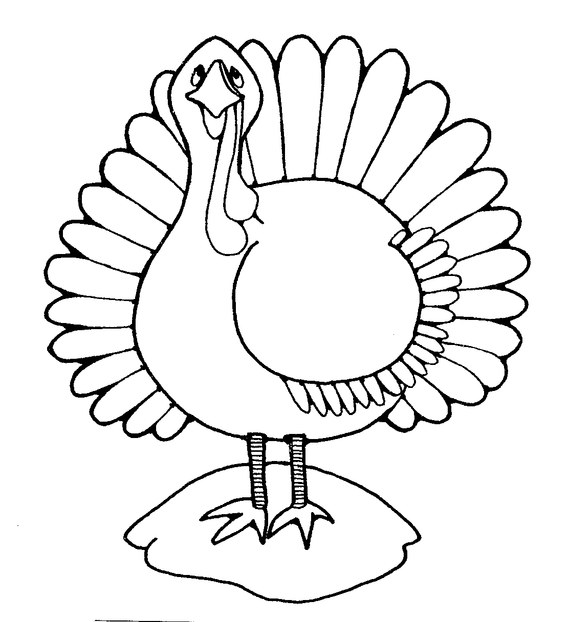 Free Black And White Turkey Clipart, Download Free Clip Art.