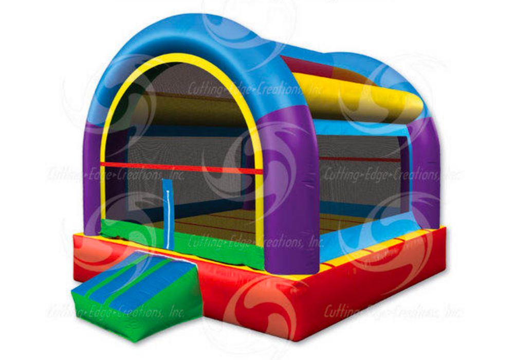 Wacky Arched Bounce House.