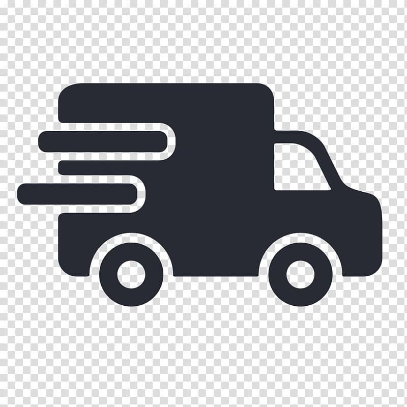 Black box truck illustration, Van Delivery Truck Car.