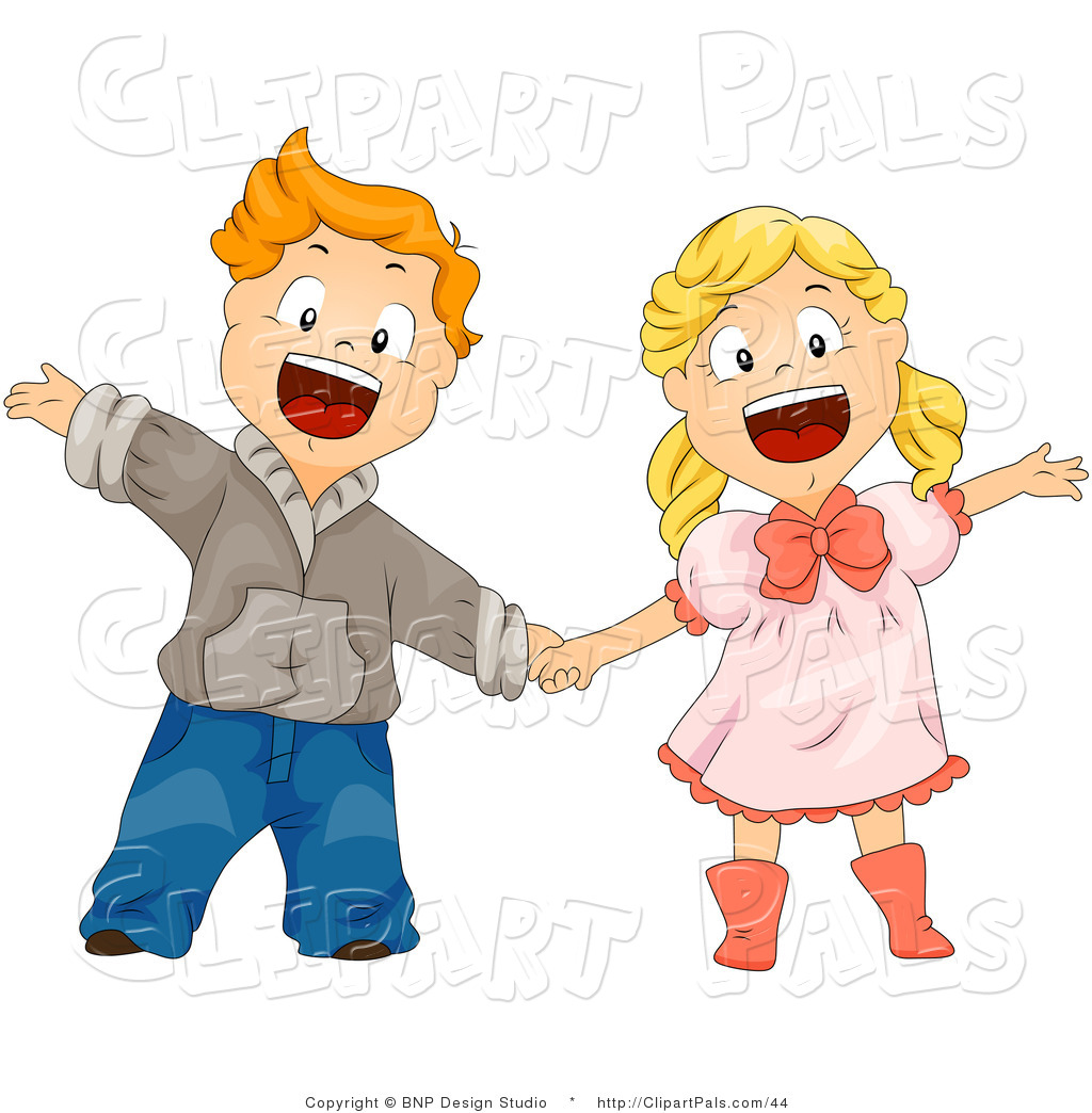 Boy And Girl Holding Hands Clipart.