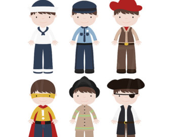 Dress the boy clipart.